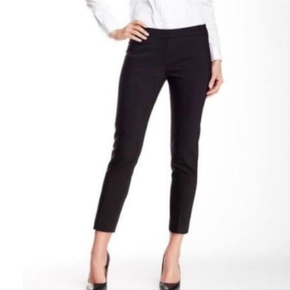 Amanda & Chelsea Pants - Amanda & Chelsea Black Cropped Ankle Career Trousers Size 10P NWT